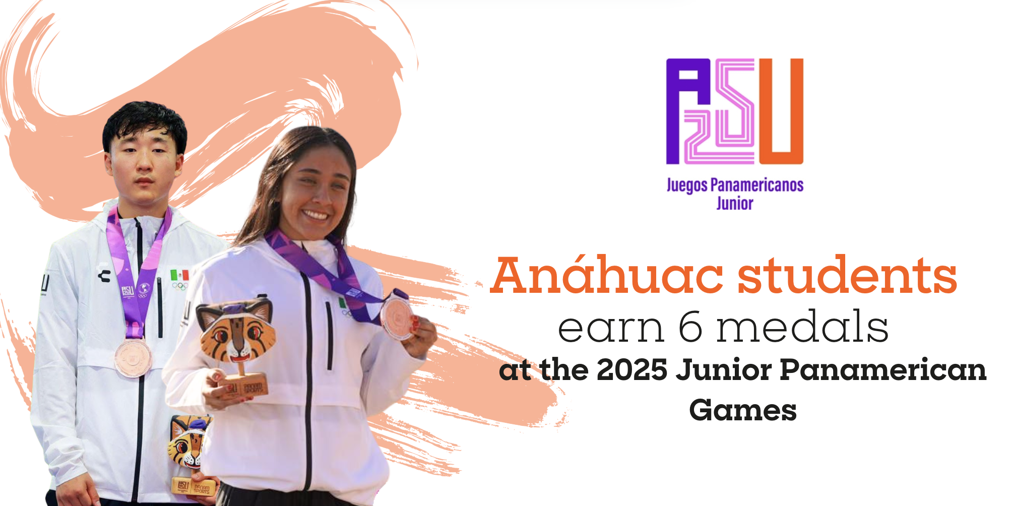 33 Anáhuac students participated in the Junior Panamerican Games in Asunción, winning 6 medals