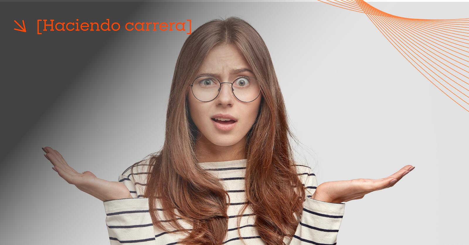 mujer confundida por sindrome del impostor 