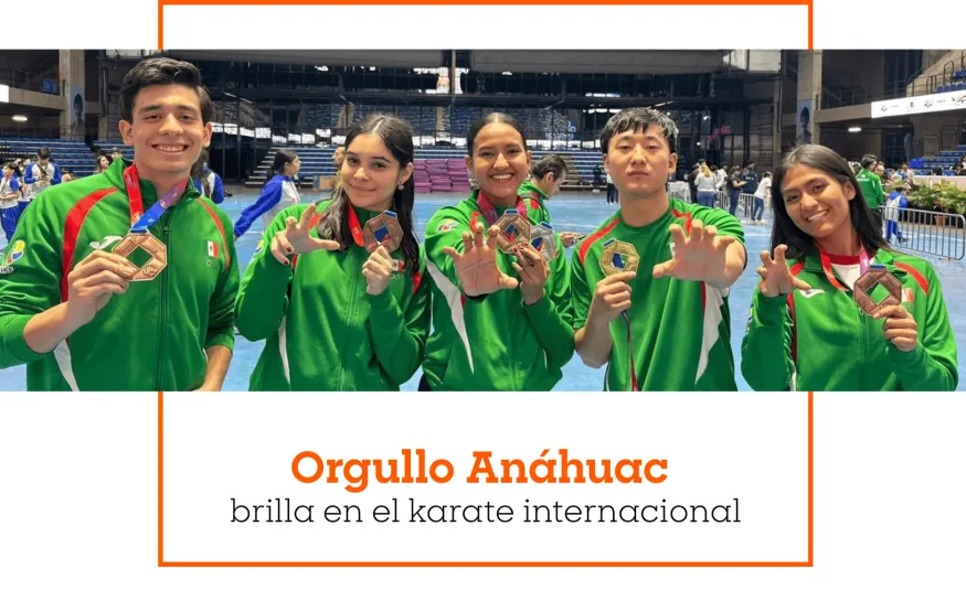 Orgullo Anáhuac brilla en el karate internacional