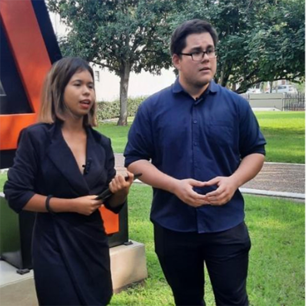 Abril Del Ángel y Luis Gael Díaz