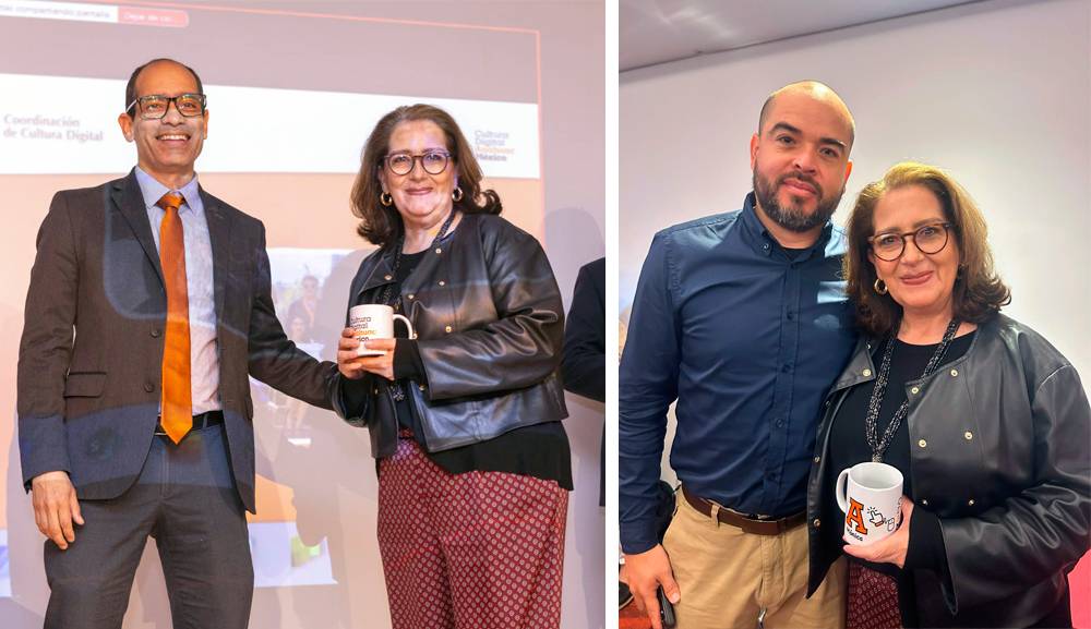 La Mtra. Mónica Puigferrat recibe el reconocimiento Champion Digital 2025