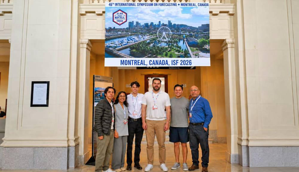 Facultad de Ciencias Actuariales, presente en el International Symposium on Forecasting 2026 de Canadá