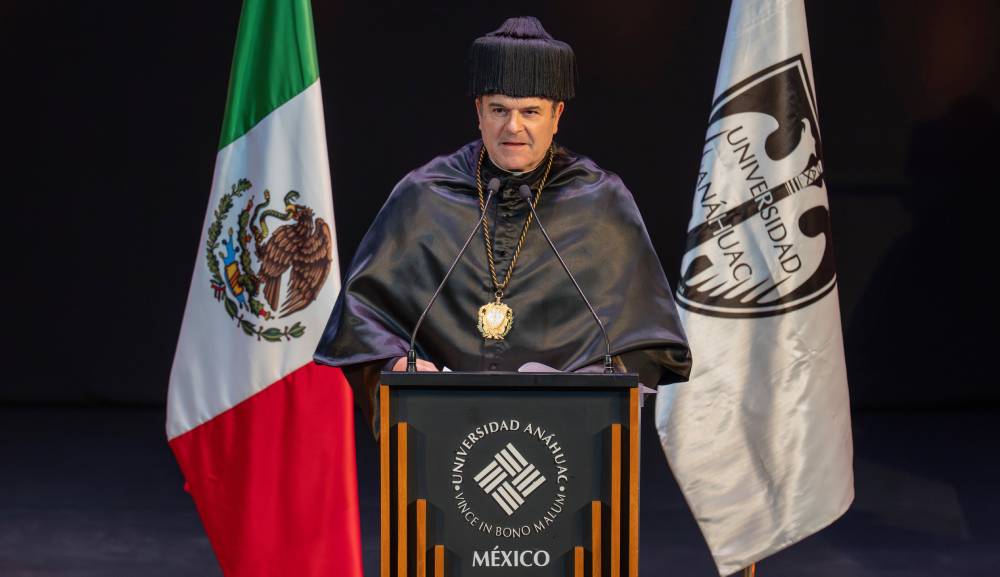 Our rector, Dr. Cipriano Sánchez García, L.C., presents his 2025 Report to the Anáhuac Community