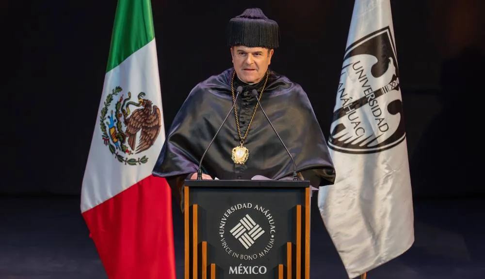 Our rector, Dr. Cipriano Sánchez García, L.C., presents his 2025 Report to the Anáhuac Community