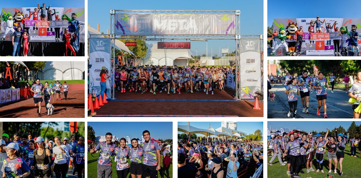 10ma Carrera Leones Anáhuac Puebla congrega a más de 1,000 participantes en una gran fiesta deportiva