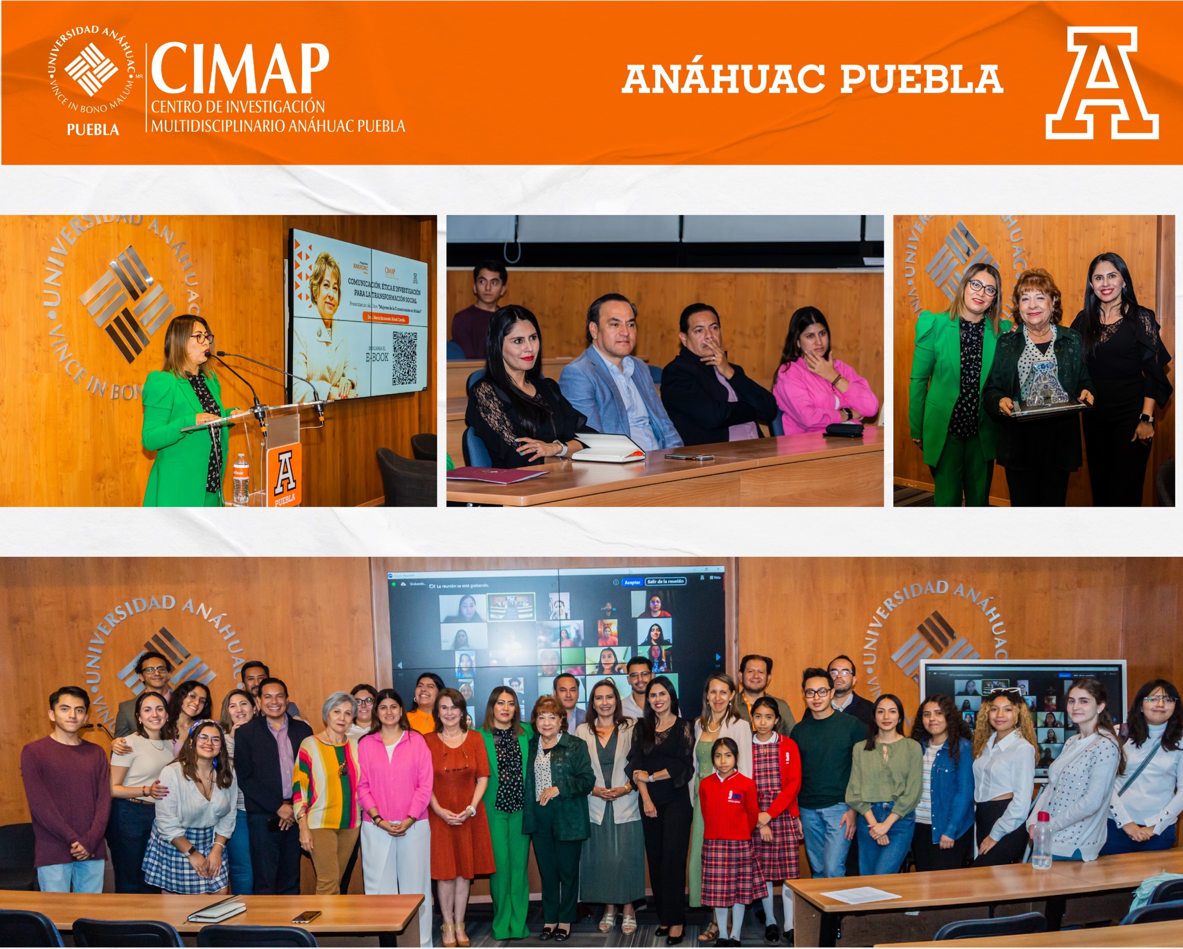 CIMAP de la Anáhuac Puebla celebra la presentación del Libro "Mujeres de la Comunicación en México" con la Dra. María Antonieta Rebeil Corella