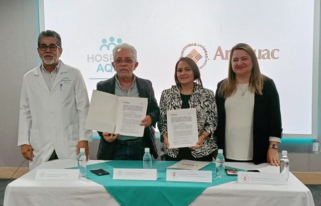 Anáhuac Puebla y Hospital AQUA consolidan alianza para formación de médicos