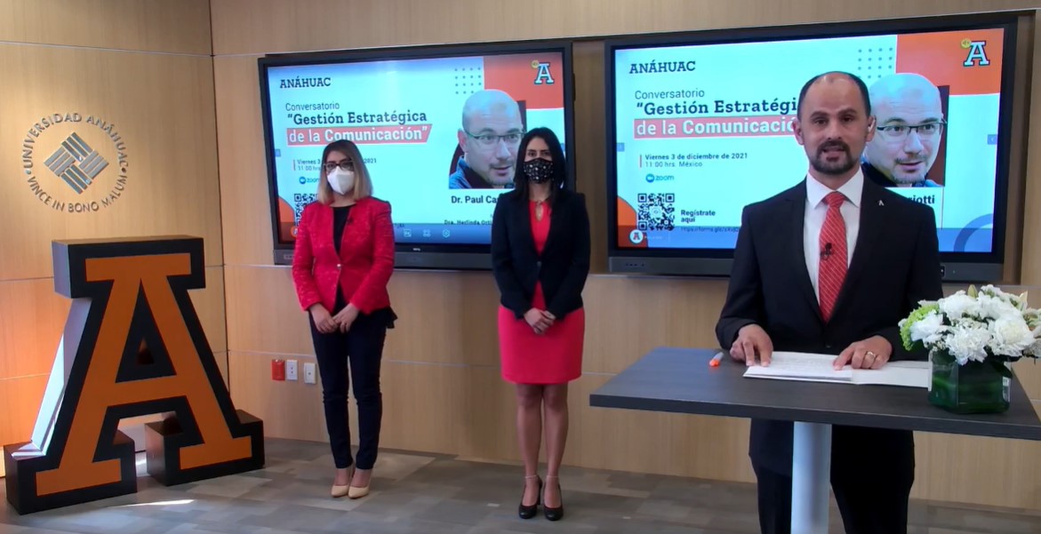 Conversatorio “Gestión Estratégica de la Comunicación” con el Dr. Paul Capriotti; Universidad Anáhuac Puebla