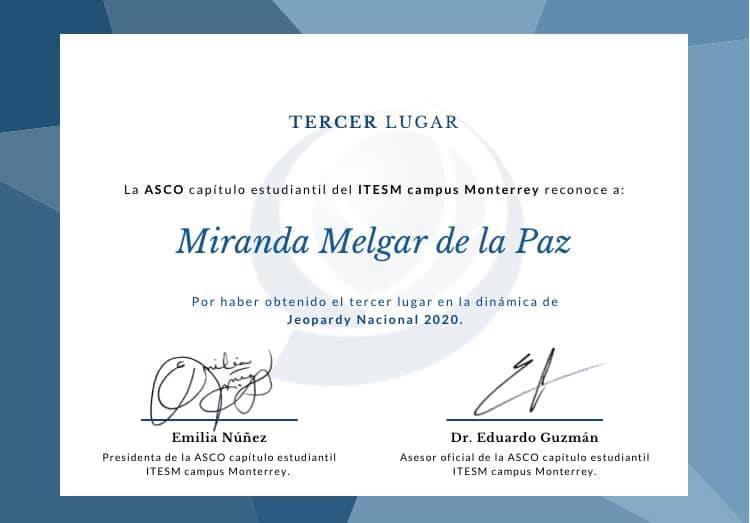 Destaca estudiante de Medicina de la Anáhuac Puebla