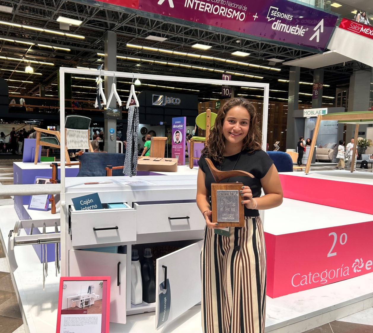 Diseñando un futuro brillante: Alumna de la Anáhuac Puebla gana el segundo lugar del Concurso Nacional Dimueble 2023