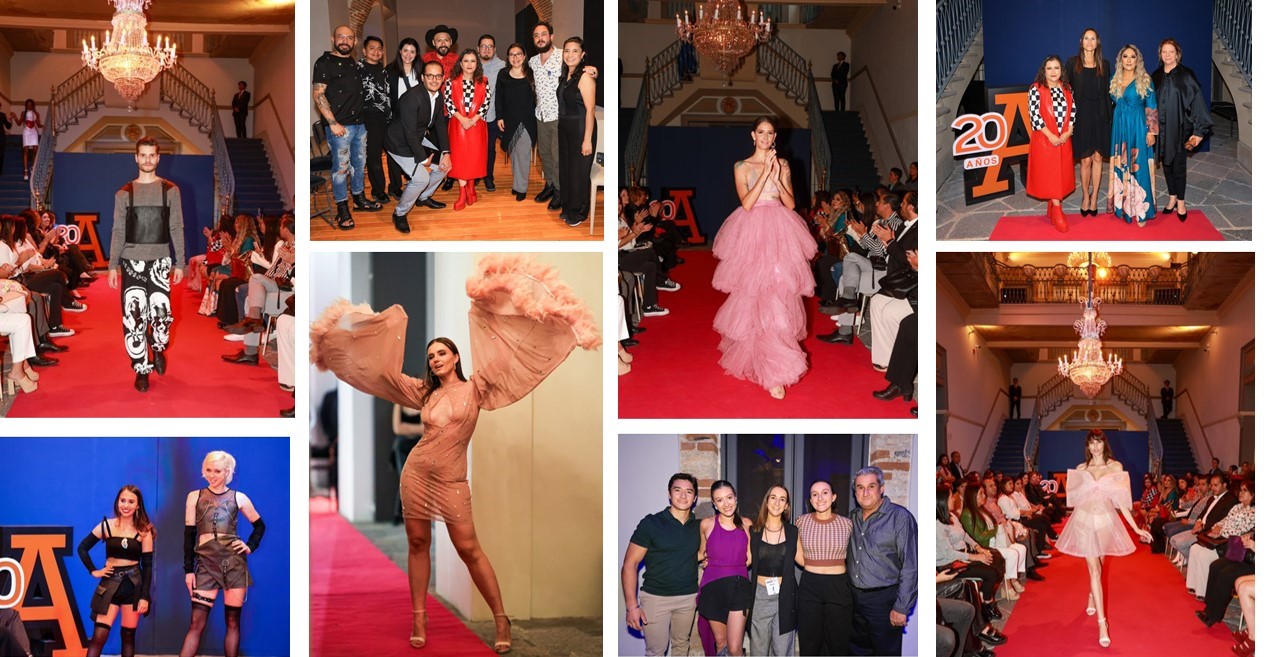 Alta costura y máxima creatividad por estudiantes de la Anáhuac Puebla en la celebración de Front Row