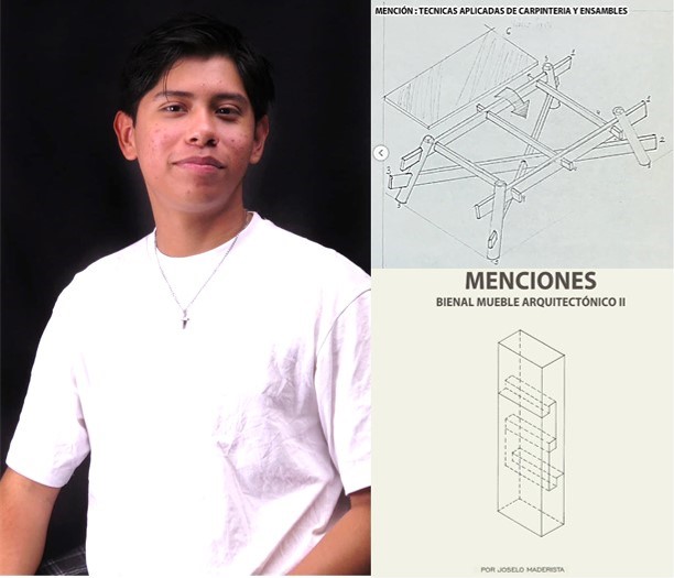 Alumno de la Anáhuac Puebla obtiene mención honorífica en la II Bienal de Mueble Arquitectónico