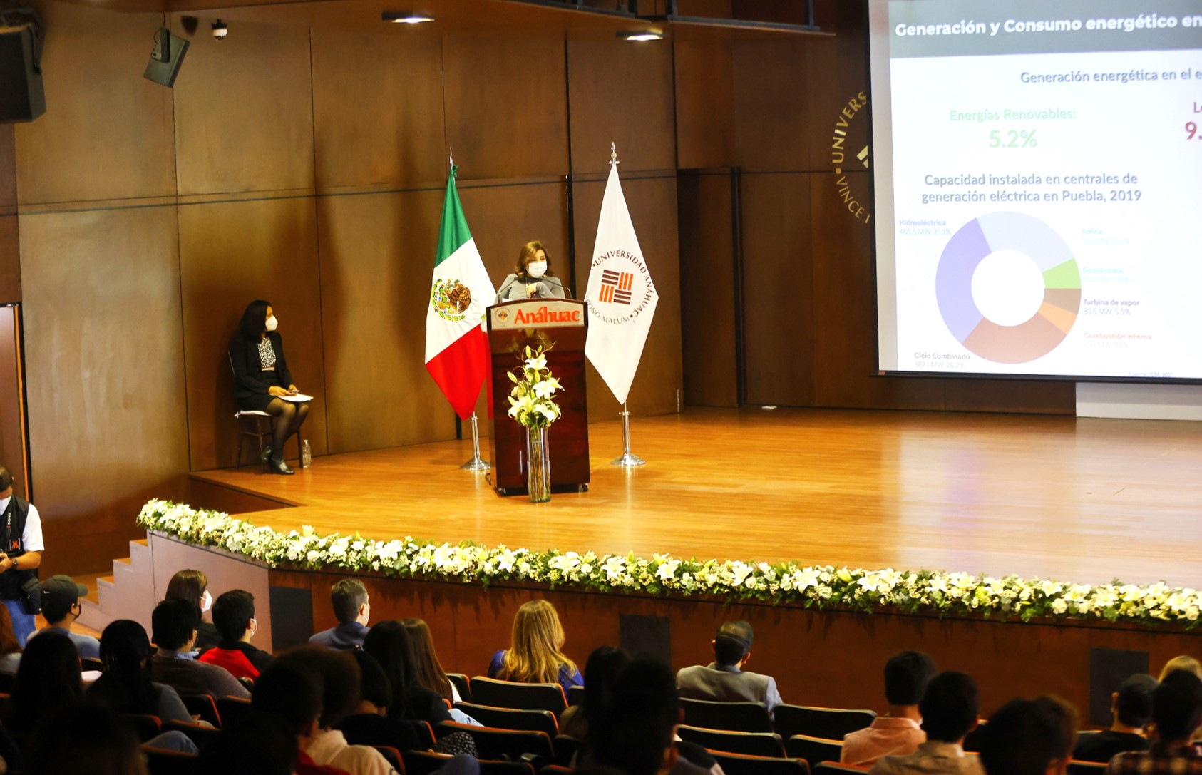 “Desarrollo Sustentable y Cambio Climático” por la Mtra. Beatriz Manrique Guevara en la Anáhuac Puebla
