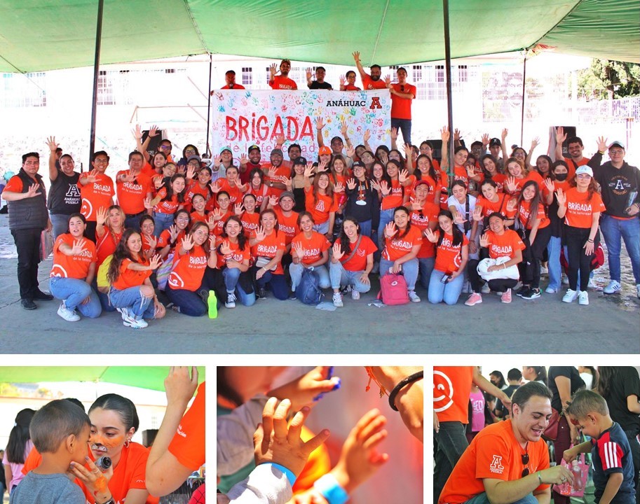 Anáhuac Puebla llevó la "Brigada de la Felicidad" a San Antonio Alpanocan