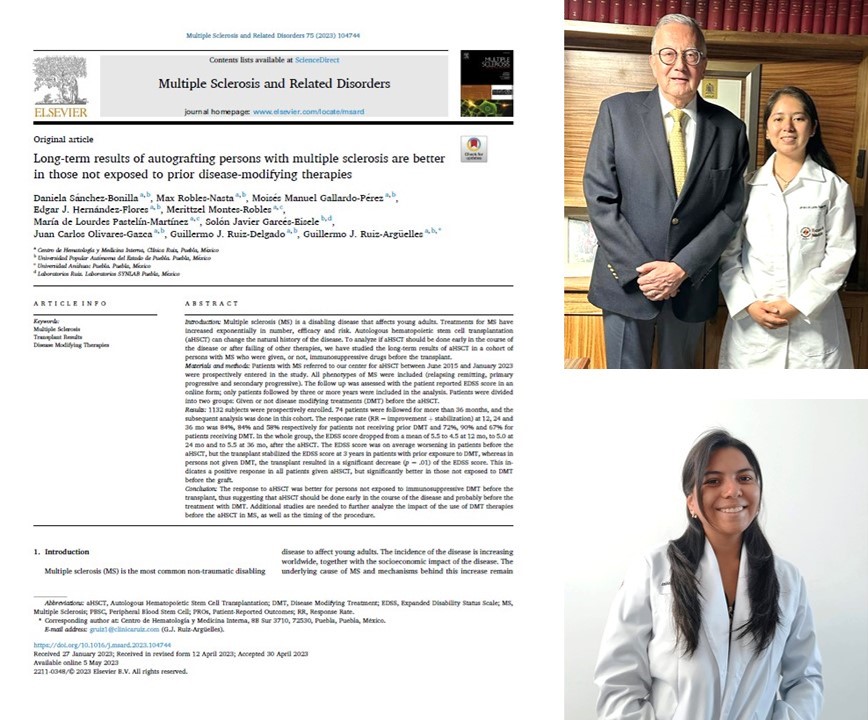 Comunidad de la Anáhuac Puebla colabora en la revista "Multiple Sclerosis and Related Disorders"