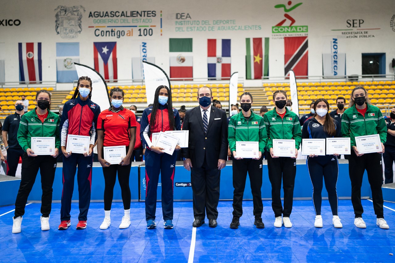 Laura Quiñonez, ganadora en la Copa Panamericana de Voleibol sub-23