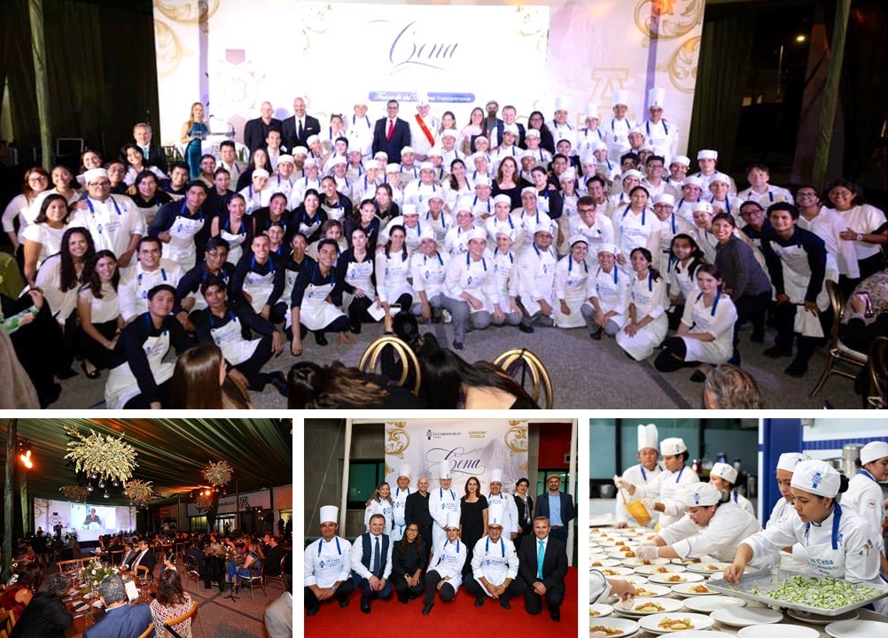 Gran gala gastronómica por los alumnos de la Anáhuac Puebla en la Cena Le Cordon Bleu