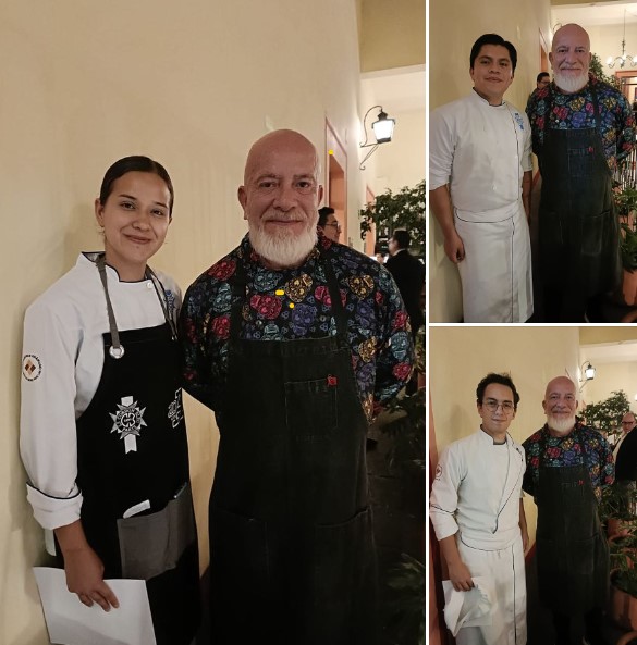 Estudiantes de Le Cordon Bleu de la Anáhuac Puebla colaboran en cena benéfica del Mural de los Poblanos