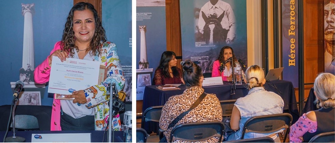Coordinadora de la Anáhuac Puebla destaca su participación en el ciclo de charlas del Museo Nacional de Ferrocarriles Mexicanos