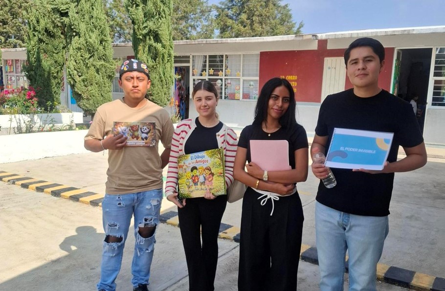 Estudiantes de Anáhuac Puebla crean cuentos infantiles para fortalecer el aprendizaje de alumnos de primaria