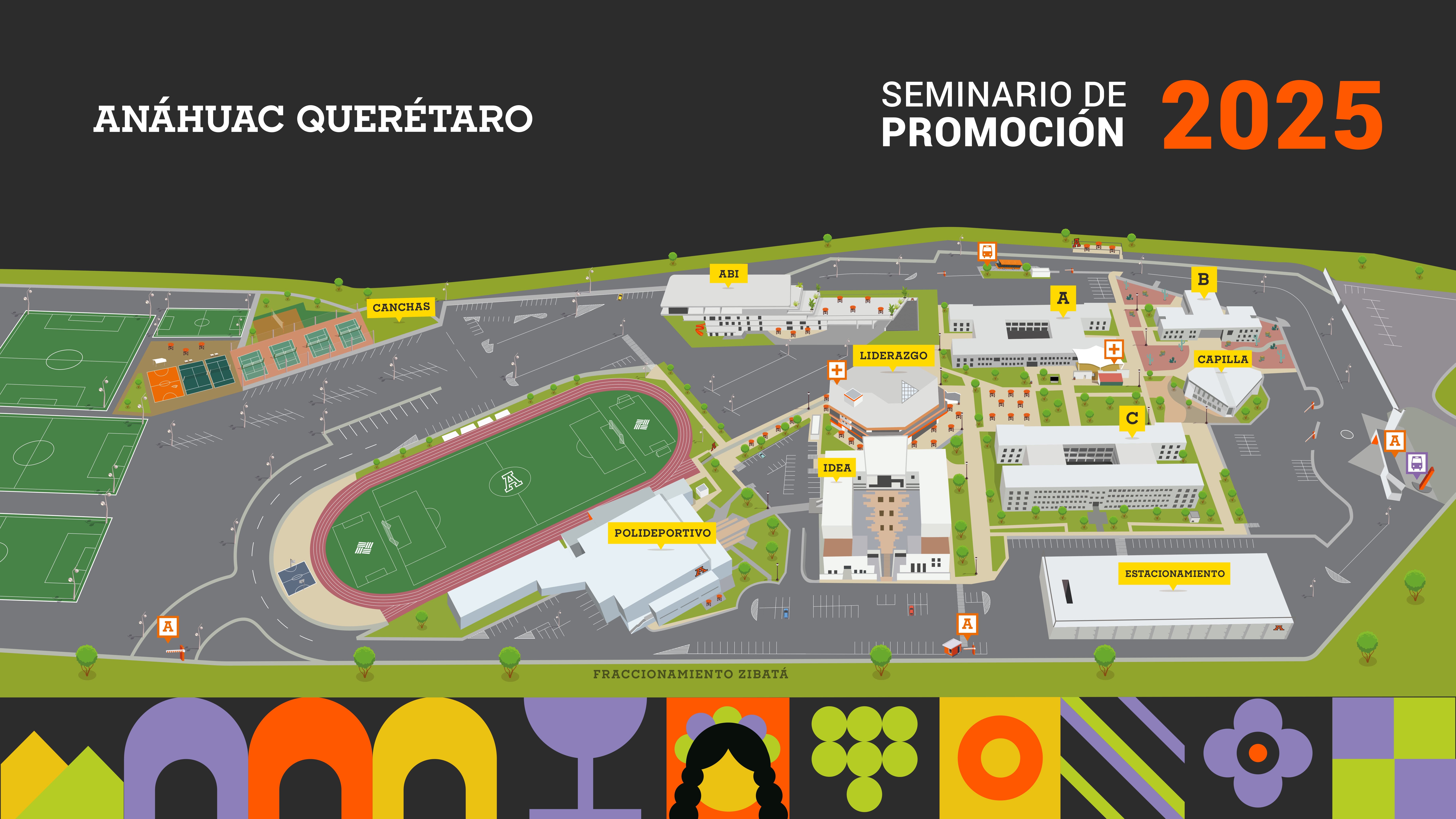Mapa Campus Querétaro 