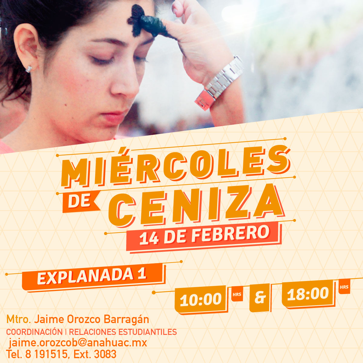 Miércoles de Ceniza Miércoles de Ceniza
