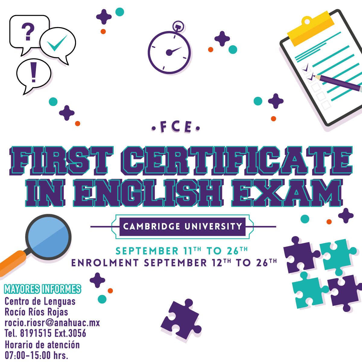 First Certificate in English Exam First Certificate in English Exam