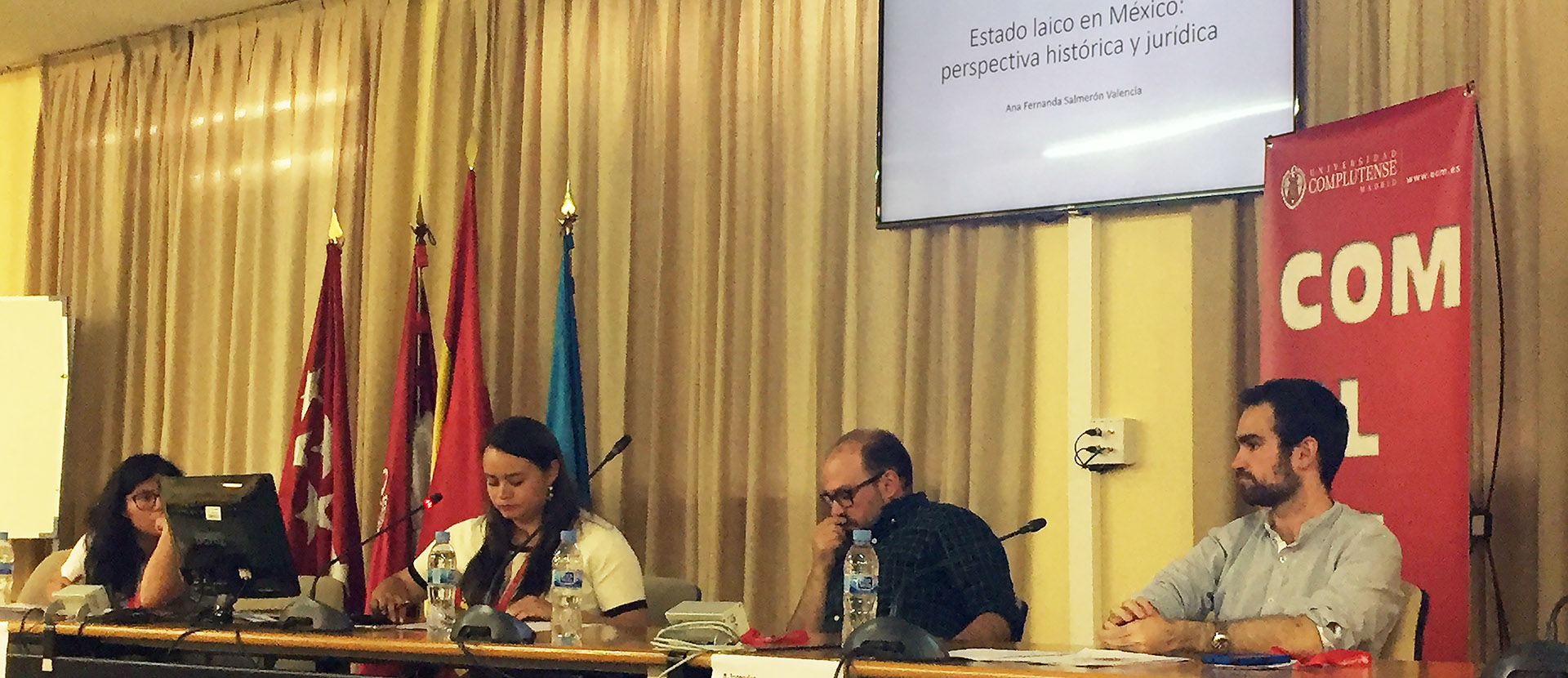 Alumna de Derecho participa en Jornadas Académicas de la Universidad Complutense