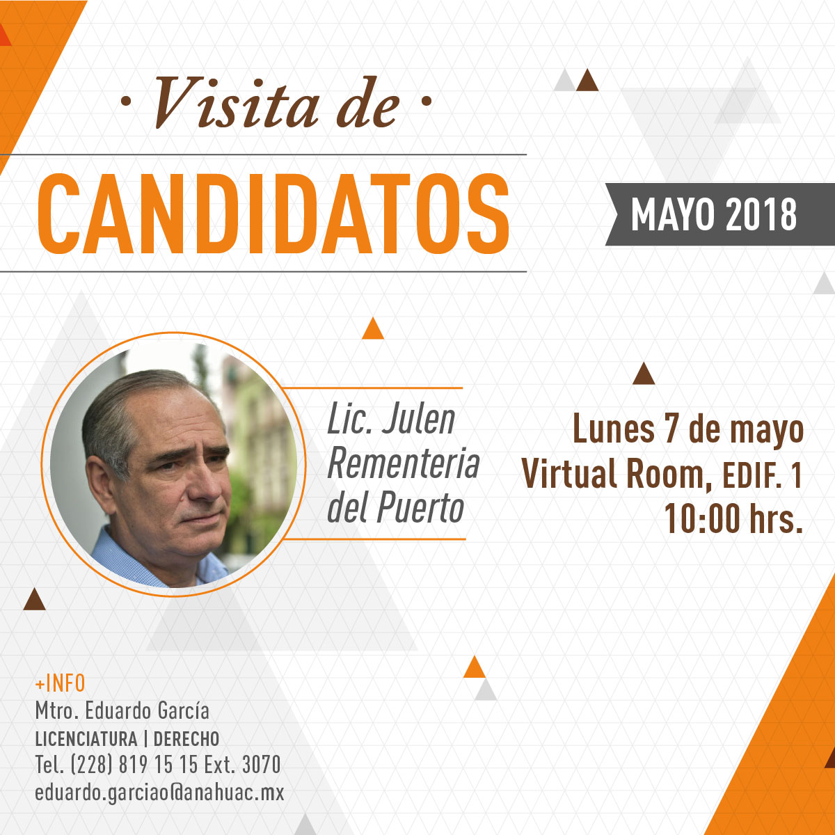 Visita de Candidatos: Elecciones 2018 Visita de Candidatos: Elecciones 2018