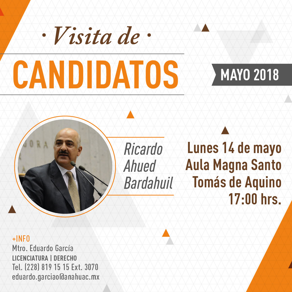 Visita de Candidatos: Elecciones 2018 Visita de Candidatos: Elecciones 2018