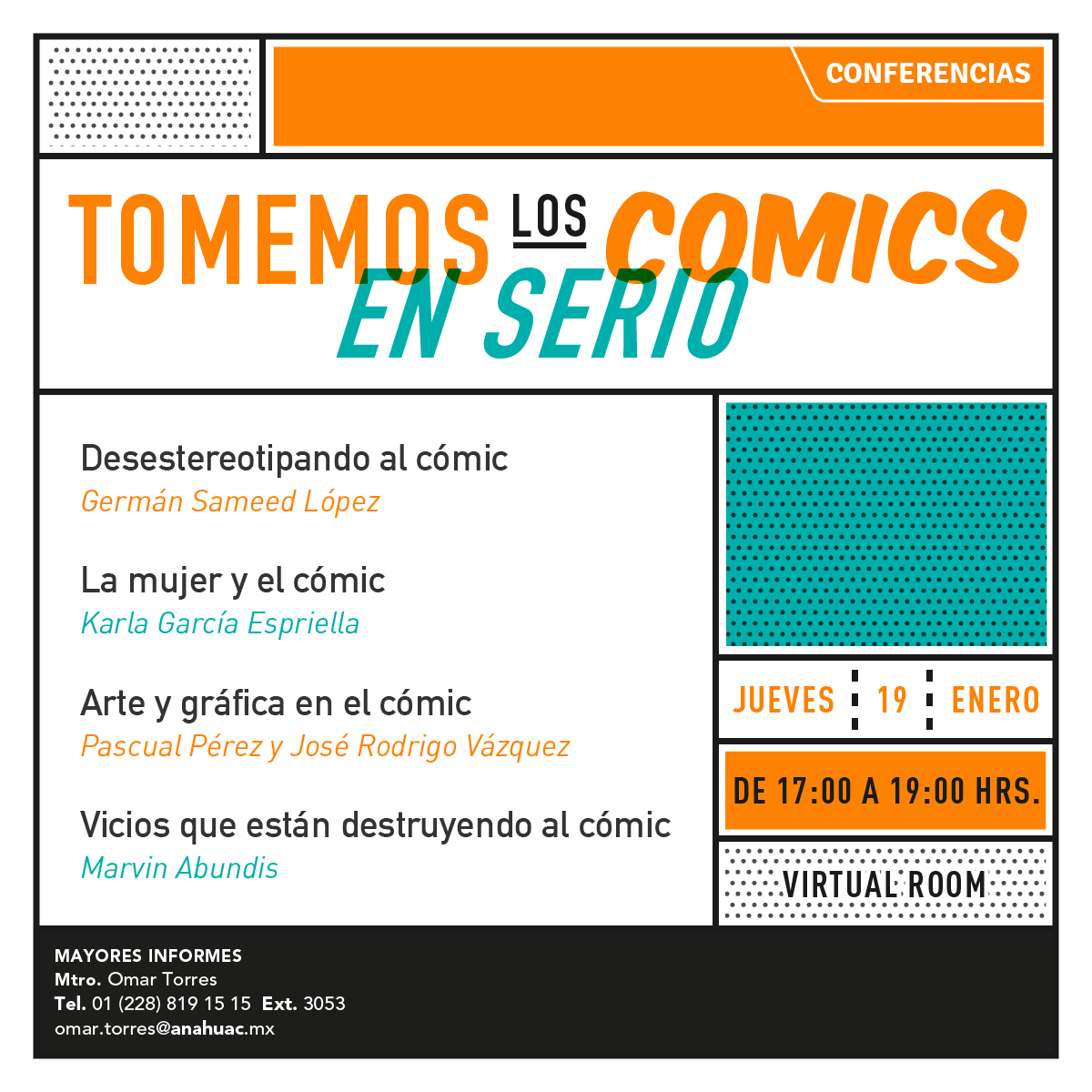 Tomemos los Comics en Serio Tomemos los Comics en Serio