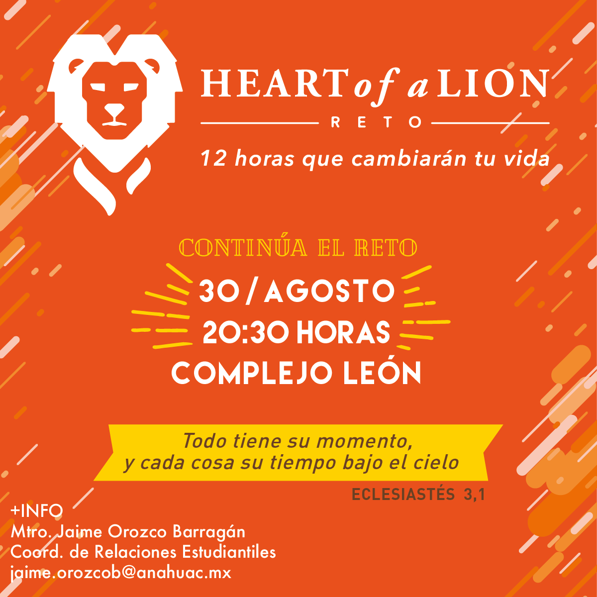 Reto Heart of a Lion: Octava Actividad Reto Heart of a Lion: Octava Actividad