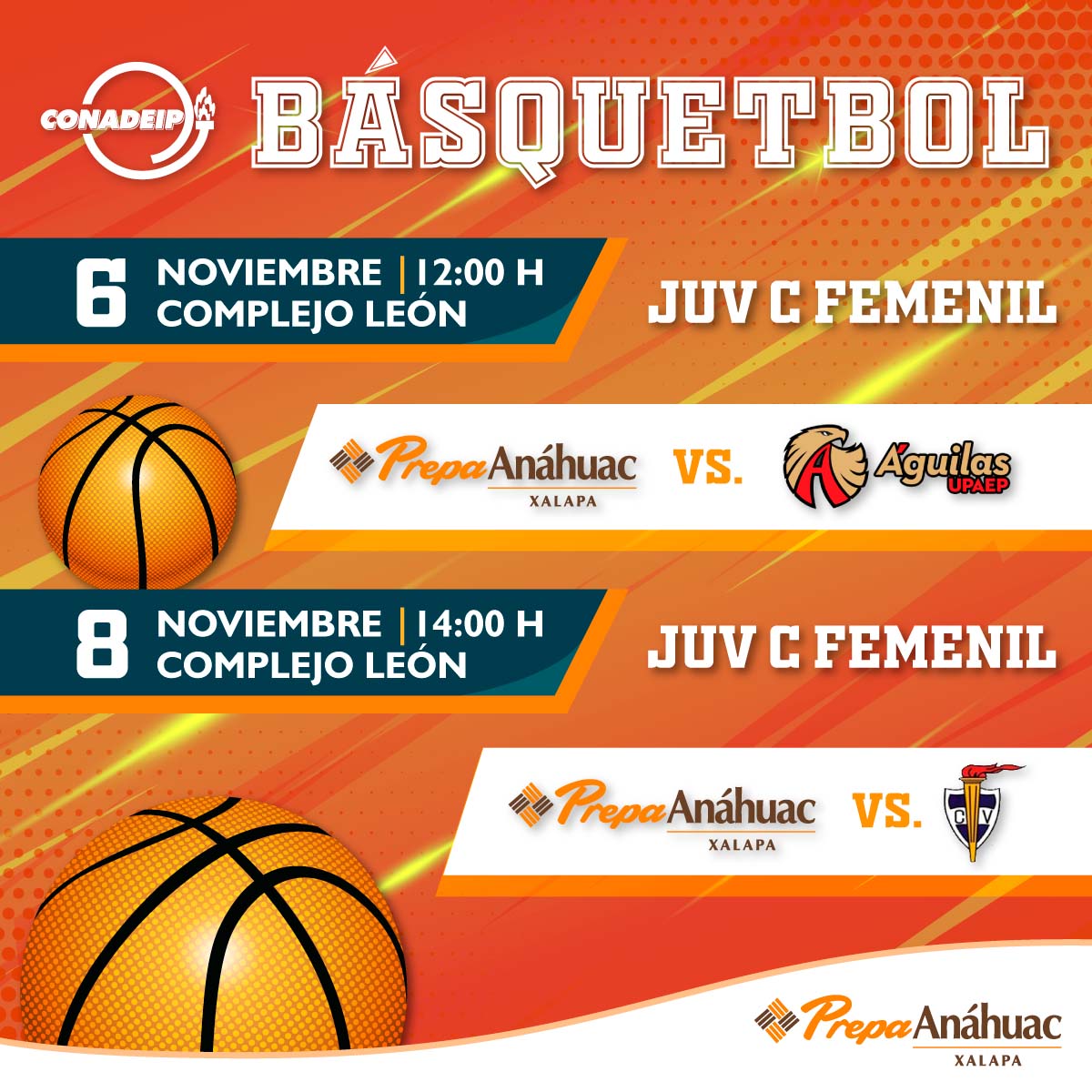 Básquetbol Femenil: BAX vs UPAEP / CV Básquetbol Femenil: BAX vs UPAEP / CV