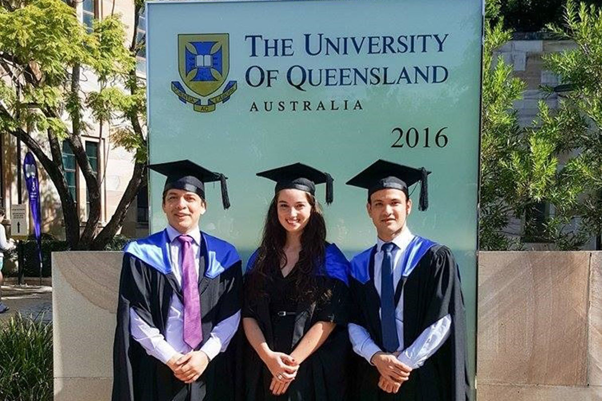 2 / 5 - Egresado de Negocios Internacionales se gradúa de la Universidad de Queensland, Australia 2 / 5 - Egresado de Negocios Internacionales se gradúa de la Universidad de Queensland, Australia