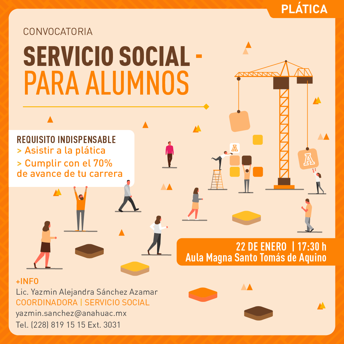 Reunión Informativa para Servicio Social Reunión Informativa para Servicio Social