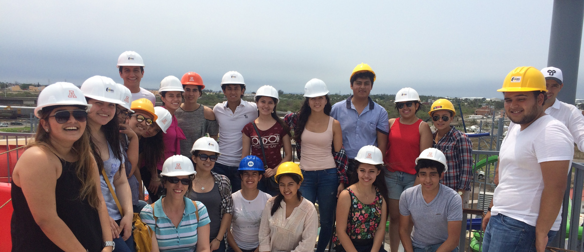 Visita académica a la obra del Parque Acuático Inbursa en Boca del Río