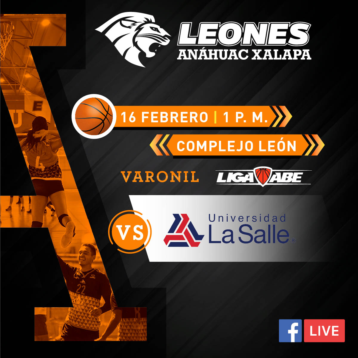 Básquetbol Varonil ABE: UAX vs ULSA Básquetbol Varonil ABE: UAX vs ULSA