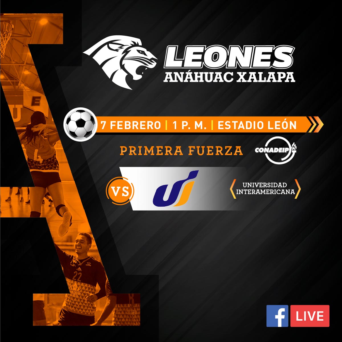 Fútbol Soccer Varonil: UAX vs UI Fútbol Soccer Varonil: UAX vs UI