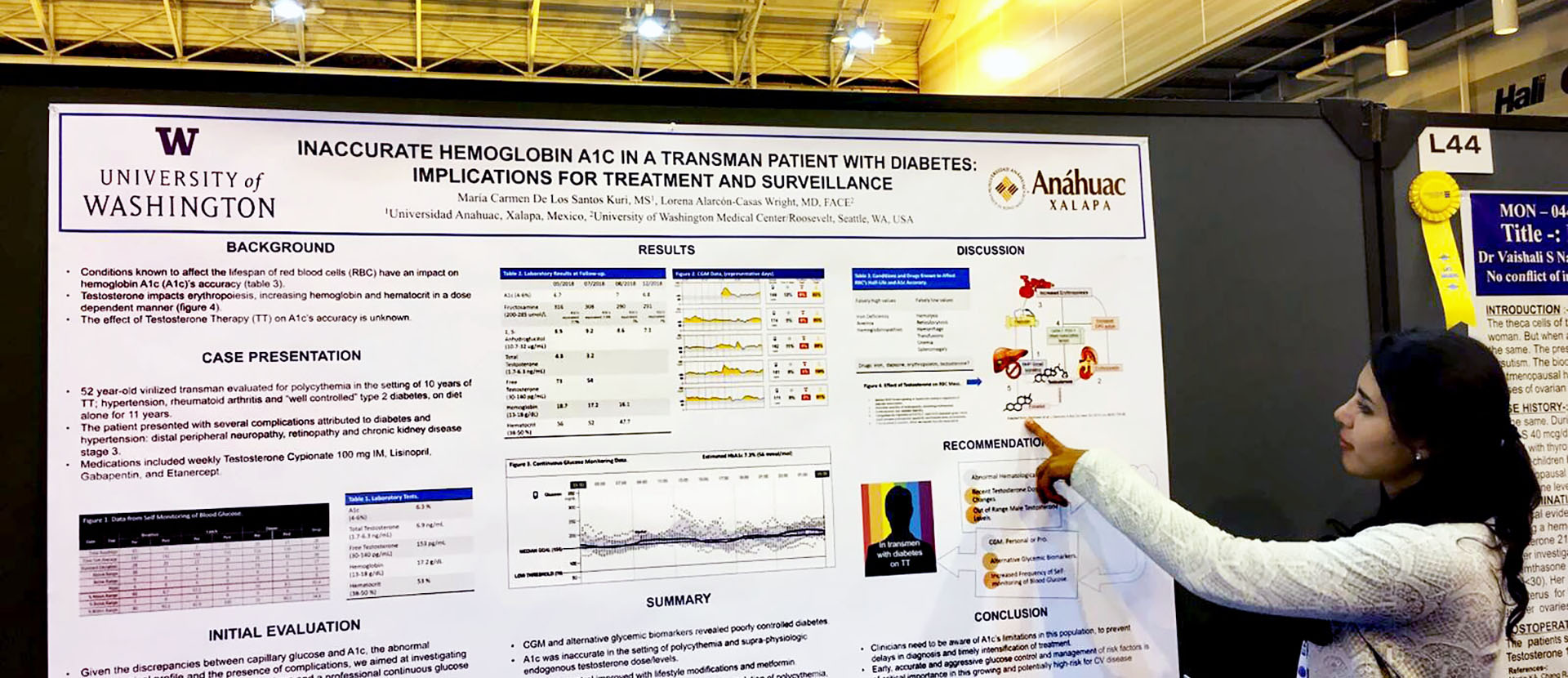 Alumna de Medicina nos representa en Congreso de Endocrinología en New Orleans, Estados Unidos