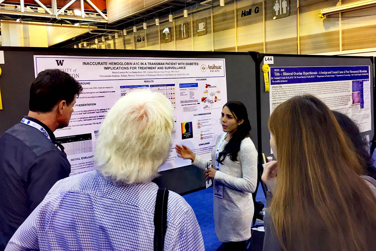 1 / 4 - Alumna de Medicina nos representa en Congreso de Endocrinología en New Orleans, Estados