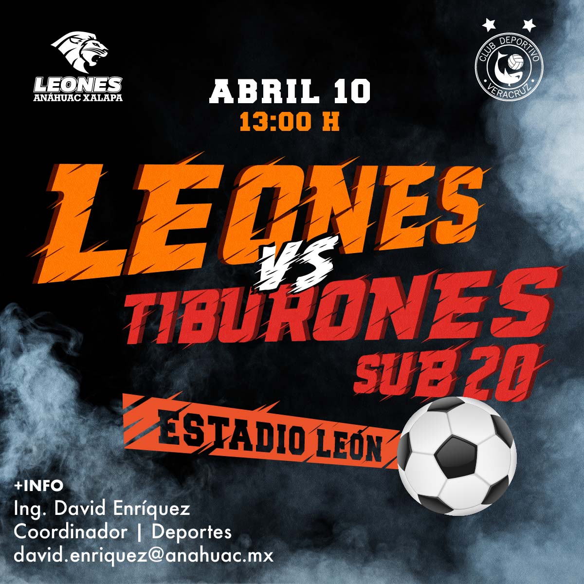 Leones Anáhuac vs Tiburones Sub 20 Leones Anáhuac vs Tiburones Sub 20