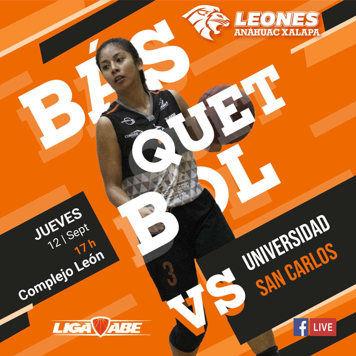 Básquetbol Femenil ABE: Leonas vs Universidad San Carlos Básquetbol Femenil ABE: Leonas vs Universidad San Carlos