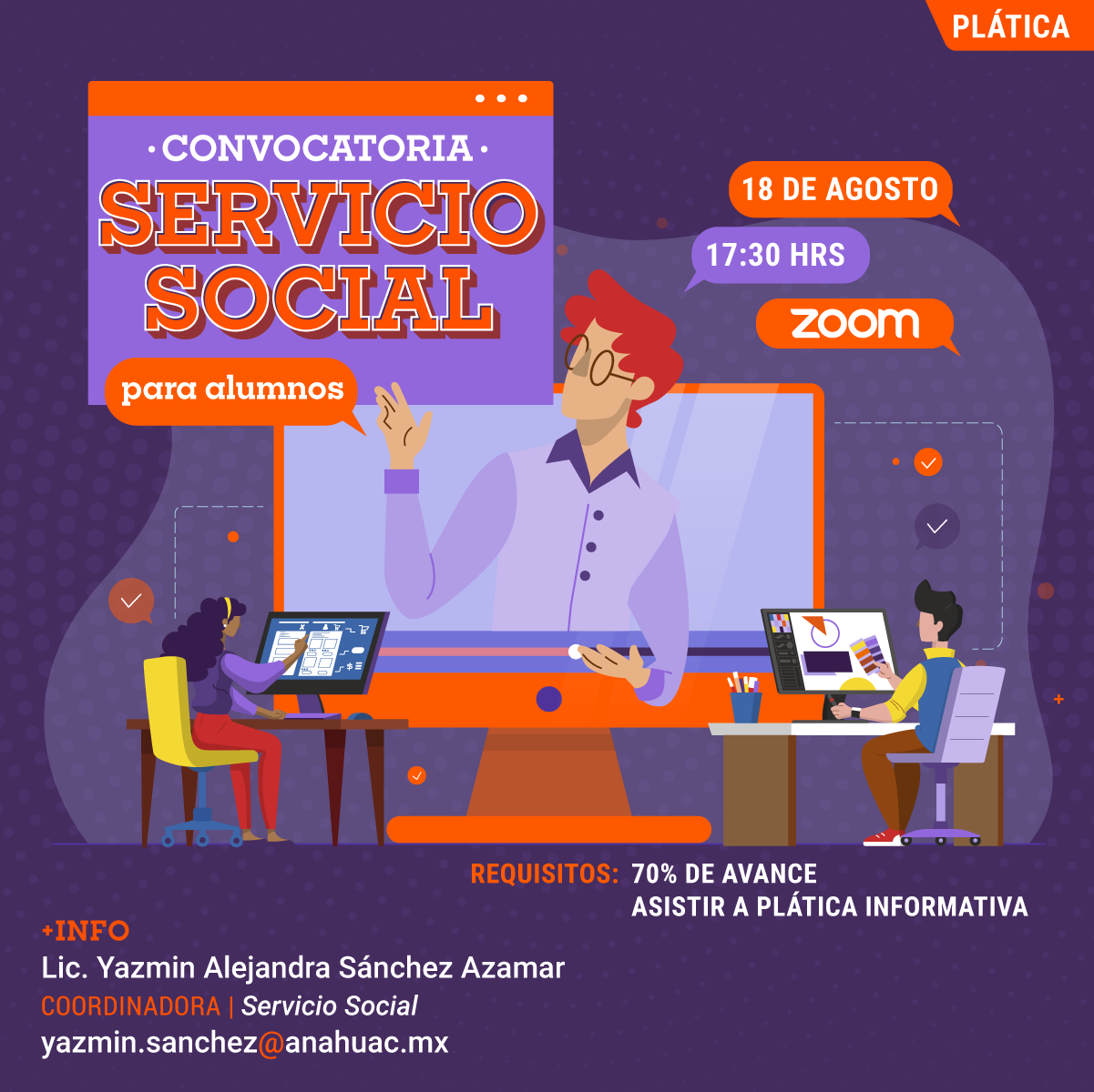 Convocatoria Servicio Social para Alumnos Convocatoria Servicio Social para Alumnos