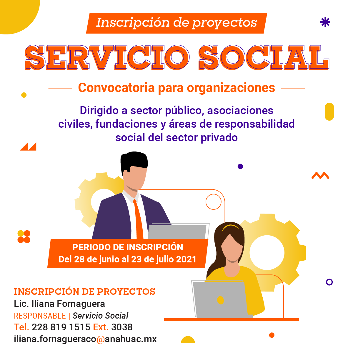 Servicio Social: Convocatoria para Organizaciones Servicio Social: Convocatoria para Organizaciones