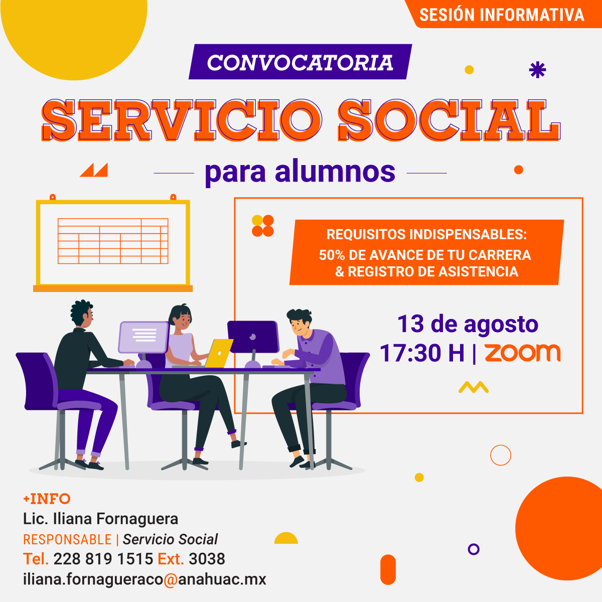 Convocatoria de Servicio Social para Alumnos Convocatoria de Servicio Social para Alumnos