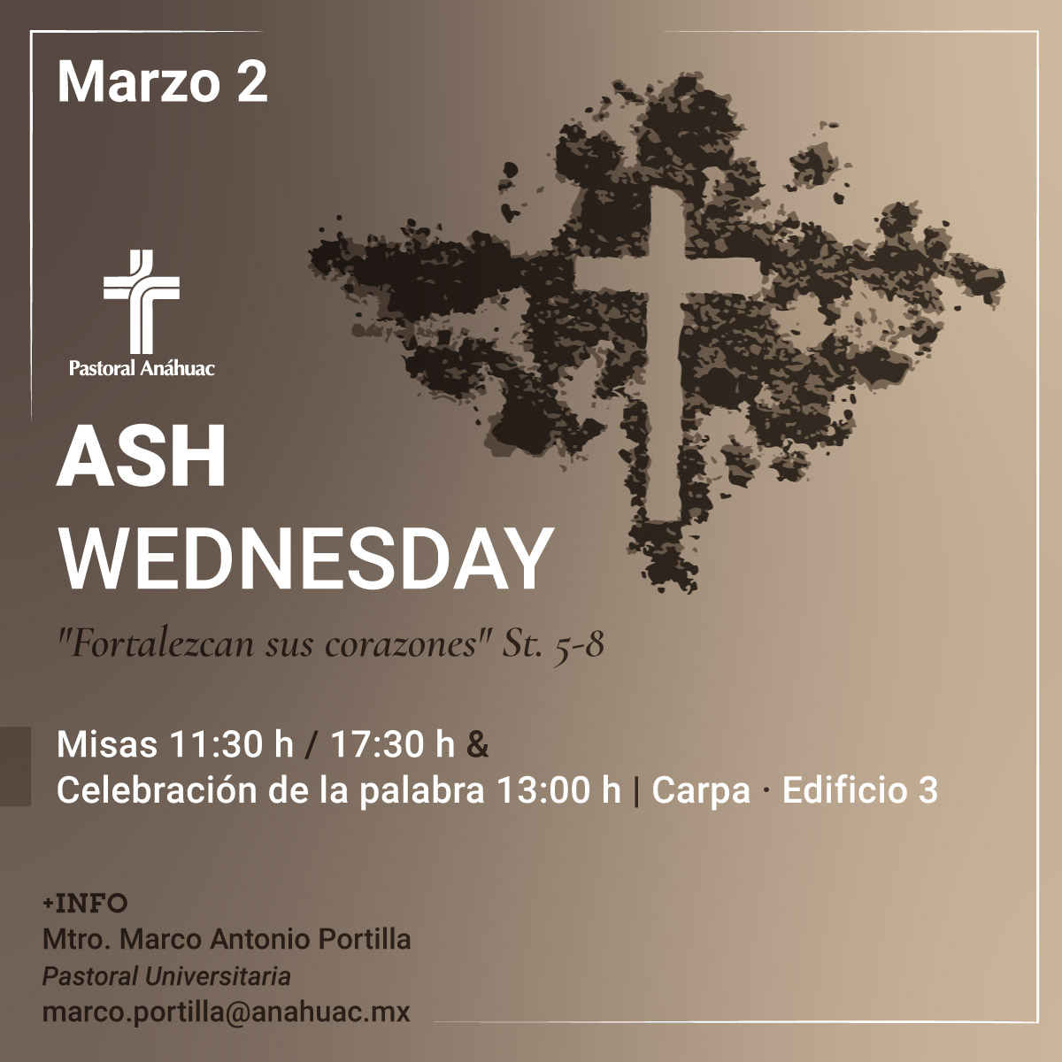 Miércoles de Ceniza Miércoles de Ceniza