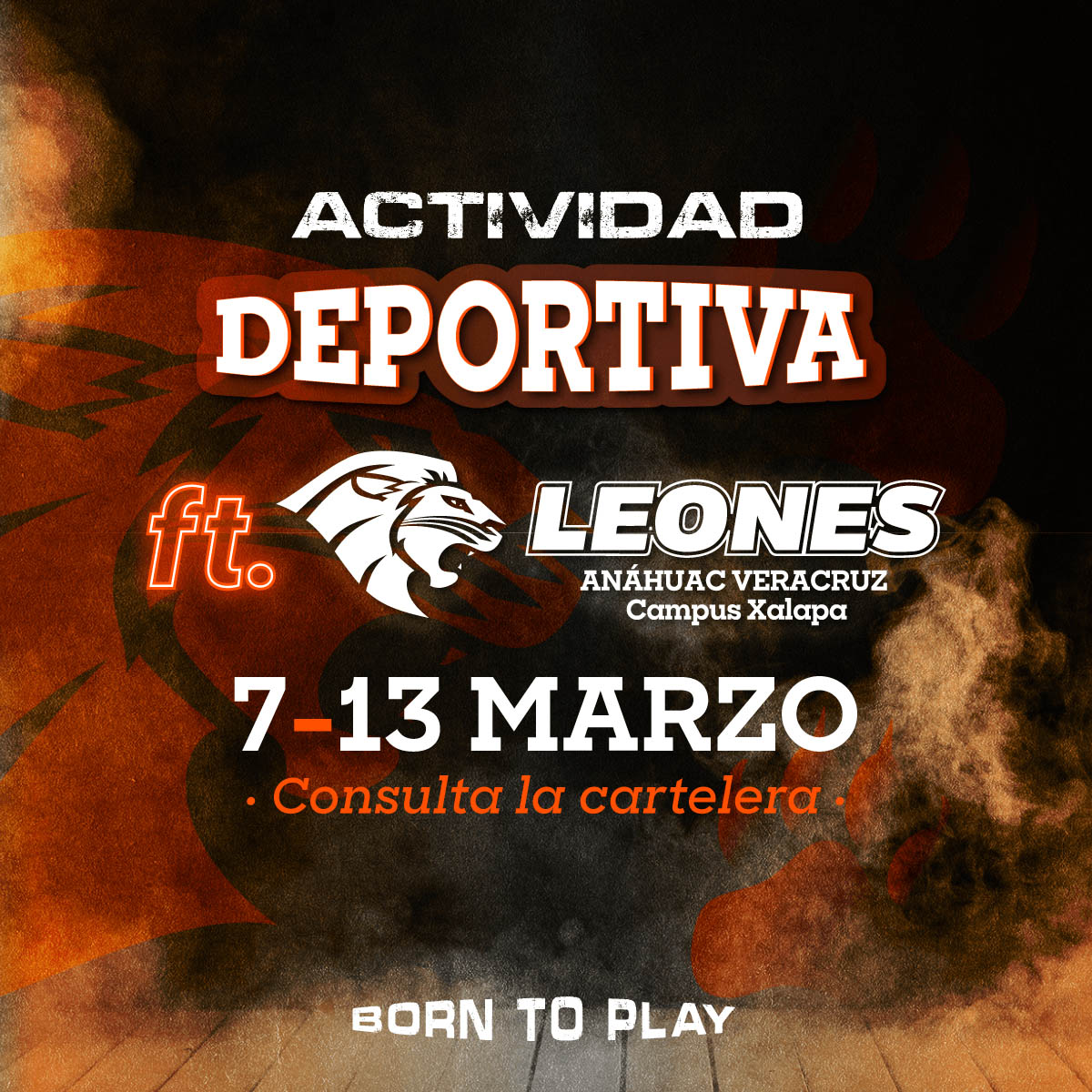 Actividad Deportiva 7-13 de Marzo Actividad Deportiva 7-13 de Marzo