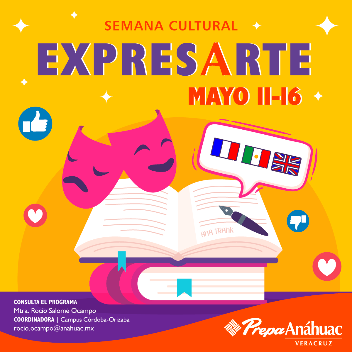 Cerrar vista en pantalla completa Semana Cultural Expresarte