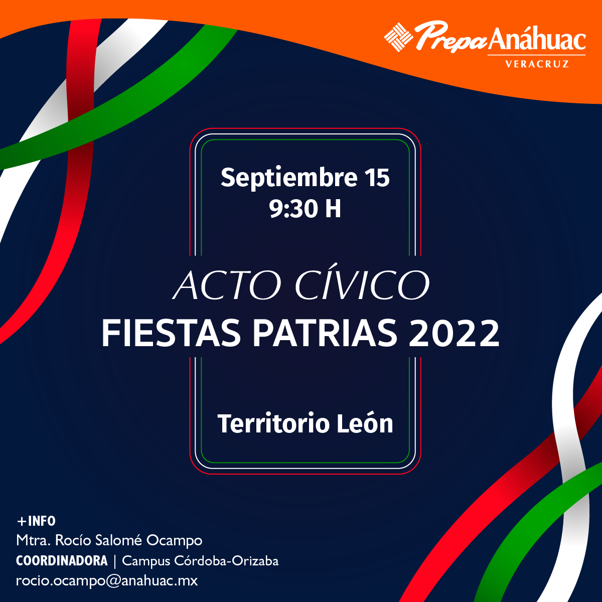 Cerrar vista en pantalla completa Acto Cívico: Fiestas Patrias