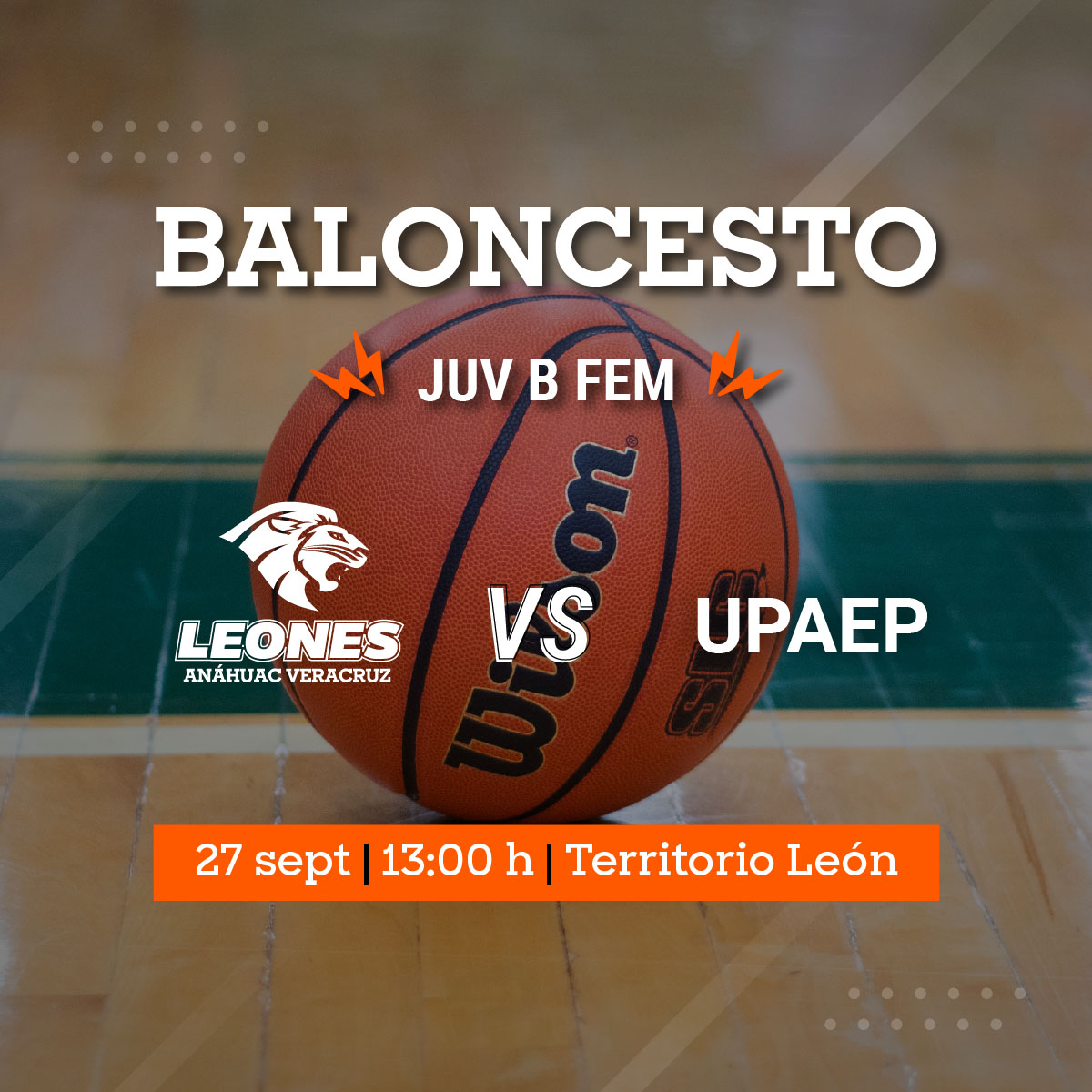 Baloncesto Femenil: Leonas vs UPAEP Baloncesto Femenil: Leonas vs UPAEP